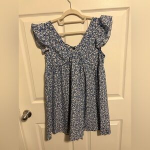 Floral Blue Dress
